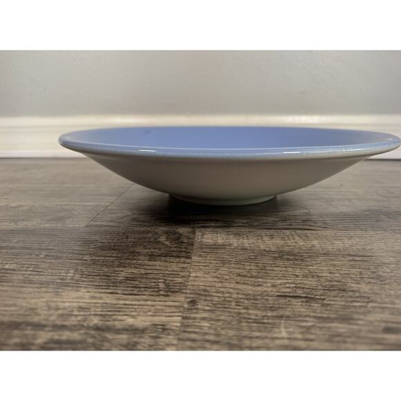 Pottery Barn Alysse Slate Baby Blue Pasta Salad Serving Bowl 13” MADE IN ITALY - Picture 3 of 8